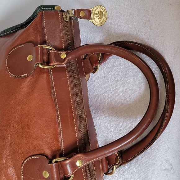 Brahmin vintage brown leather handbag - Picture 14 of 16